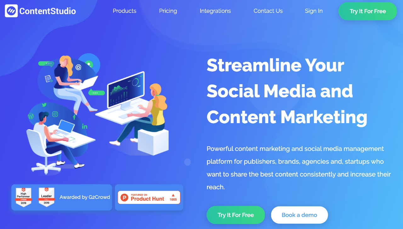 Content studio est un outil de planification et de recherche de contenu
