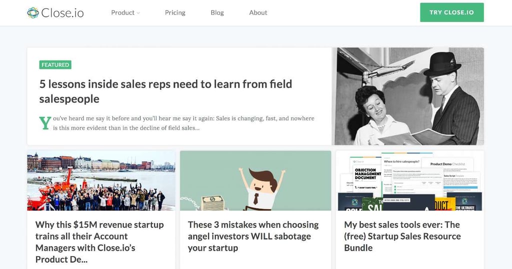 Le blog de l'analyse client de Close.io